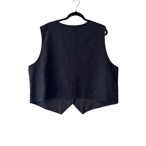 Tantrums Womens Floral Embroidered Wool Blend Vest 3X - Picture 2 of 13